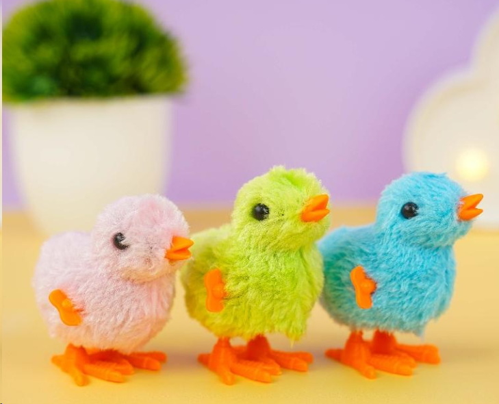 Заводной механический цыпленок 8см Цып-цып - Pic n 301177