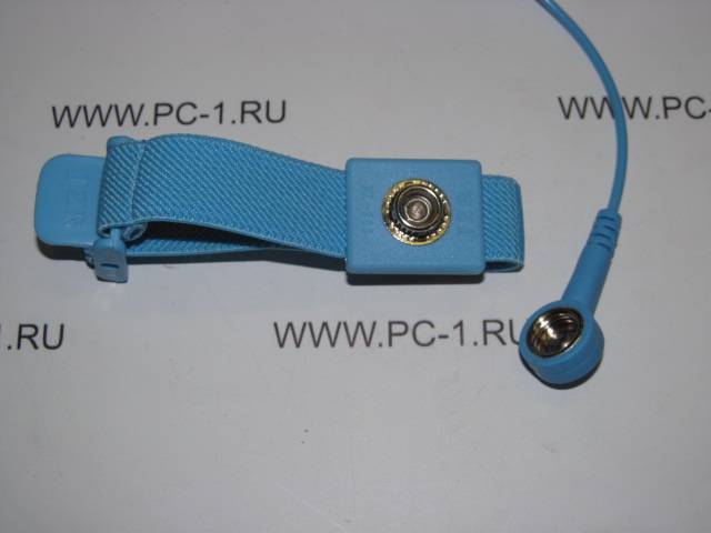 Антистатический браслет JZR ML-201 Anti-Static Wrist Strap /из износоустойчивой полупроводящей ткани. В застежке браслета находится балластный резистор 1 МОм /НОВЫЙ
