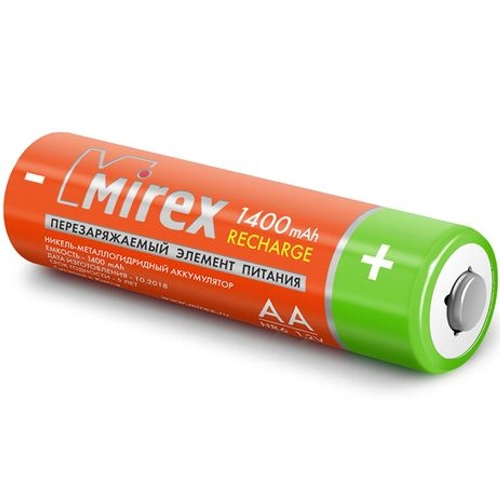 Аккумулятор АА Mirex HR6 1400мА-ч Ni-Mh 2шт - Pic n 301392