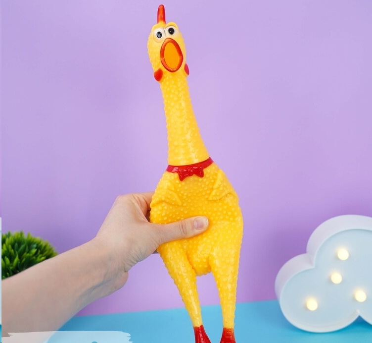 Кричащие курица Big Squeeze chicken 30см - Pic n 301727