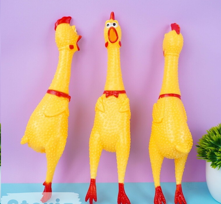Кричащие курица Big Squeeze chicken 30см - Pic n 301727