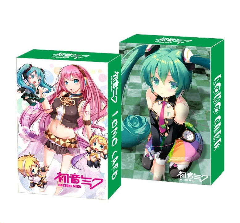Набор картонных карточек Hatsune Miku 30шт. - Pic n 301728