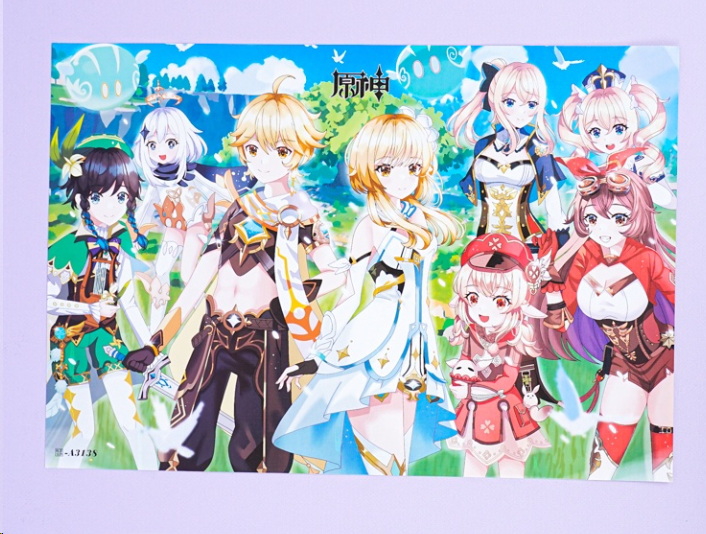 Постер Героев игры Genshin Impact 42х29см 1 штука - Pic n 301966