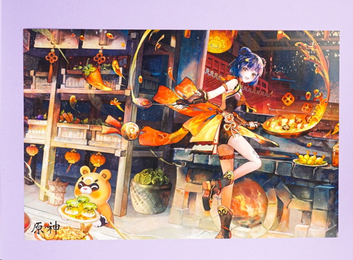 Постер Genshin Impact с героями 42х29см 1 штука - Pic n 301967