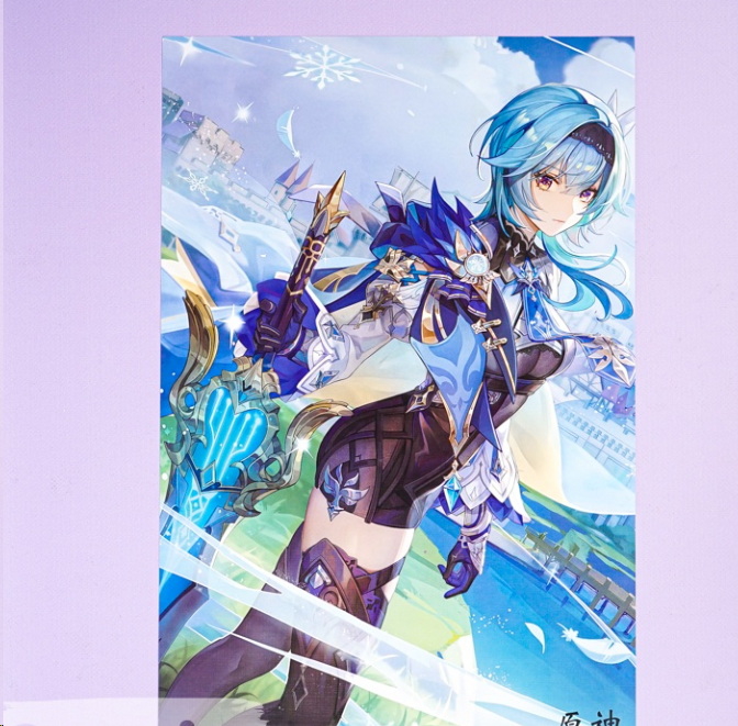 Постер Genshin Impact с героями 42х29см 1 штука - Pic n 301967