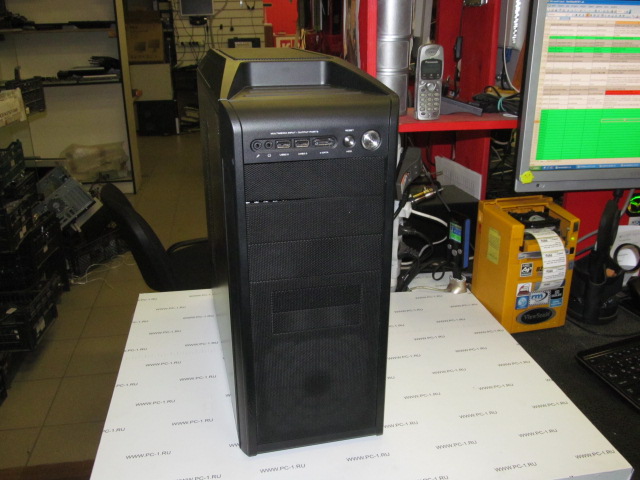 Корпус ATX, mATX, Midi-Tower Ascot 6BRD/620 Black /сталь, Front USB /BOX