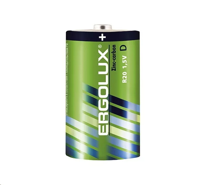 Батарейка солевая Ergolux R20 SR2 1 шт. - Pic n 302128