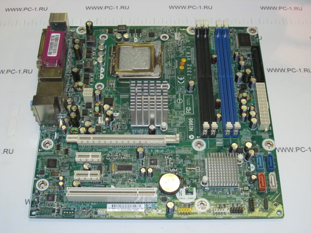Материнская плата MB MSI MS-7352 /Socket 775 /4xDDR2 /PCI-E x16 /PCI /2xPCI-E x1 /4xSATA /LPT /6xUSB /LAN /mATX