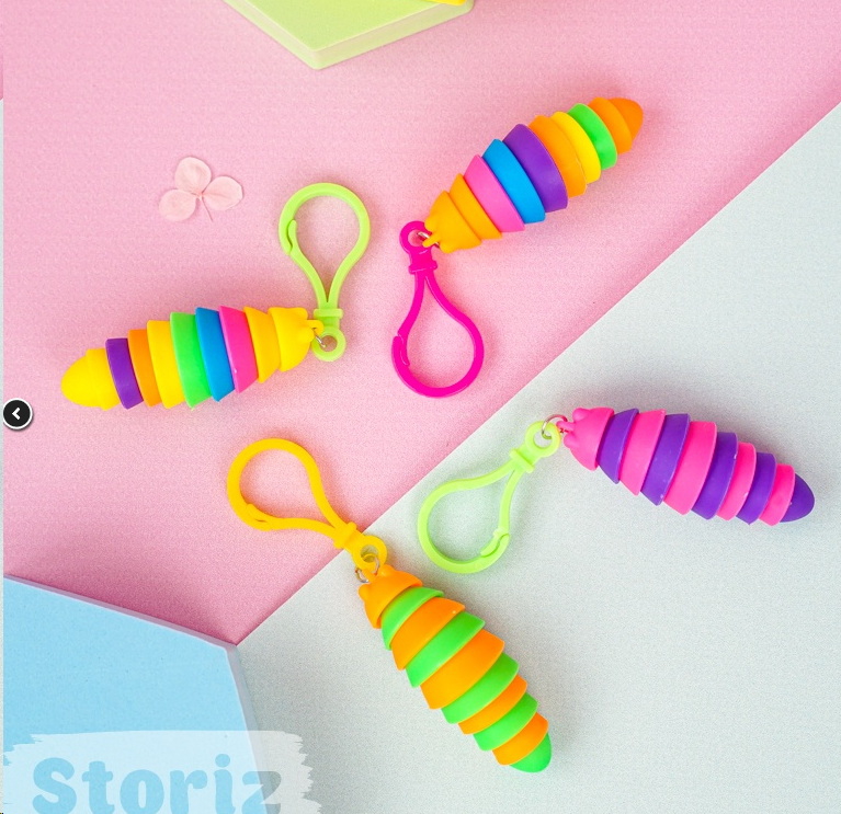 Брелок-антистресс Гусеница 7cm - Pic n 302441