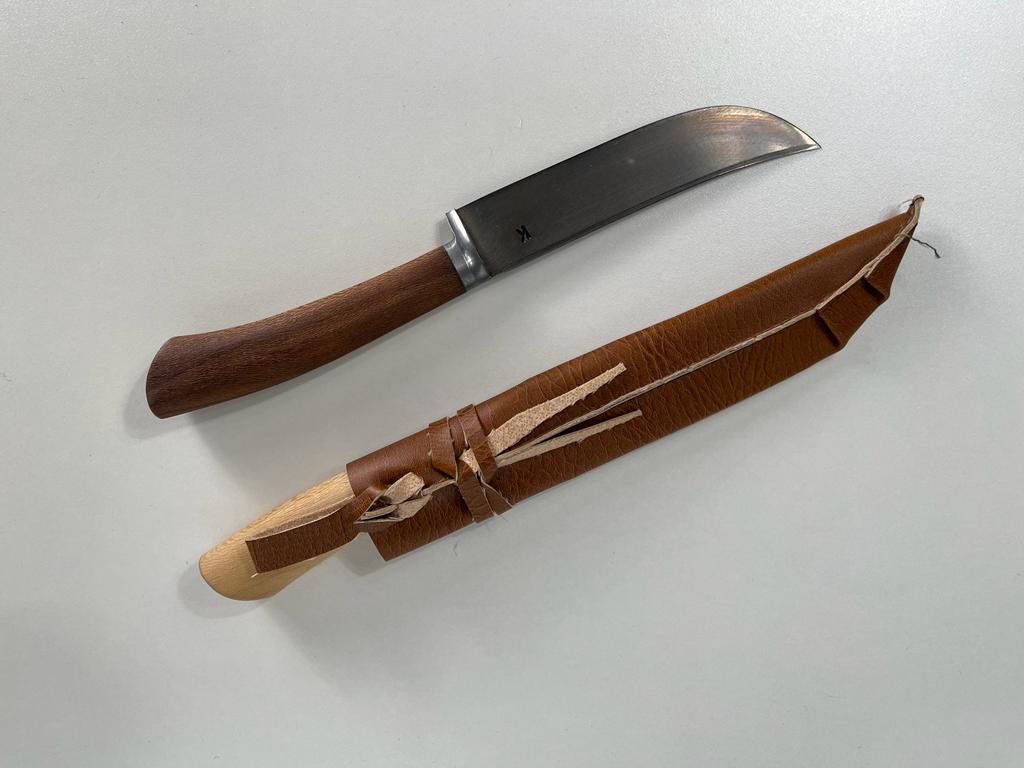 Нож Кухонный узбекский с чехлом Пчак 26см - Pic n 294343