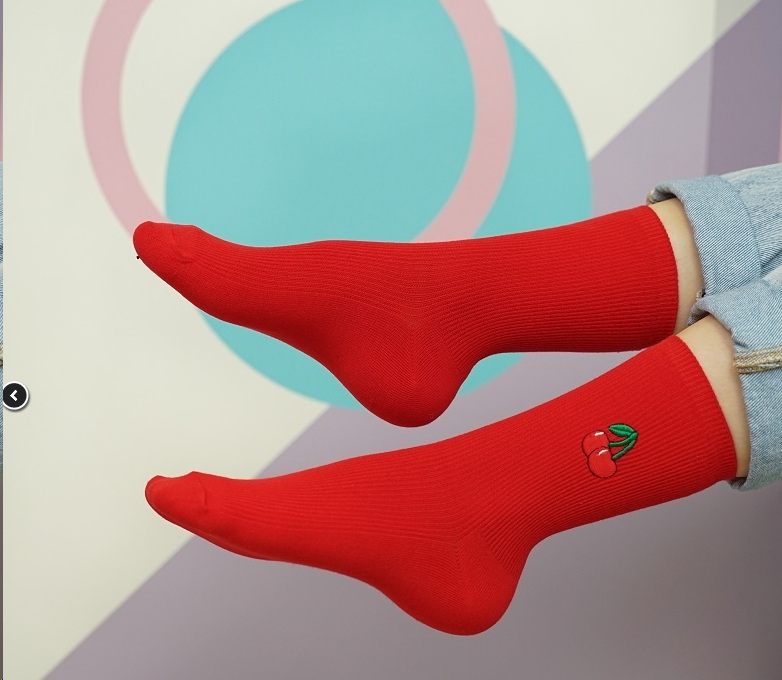 Носки “Fruit” красный, 37-40 - Pic n 302866