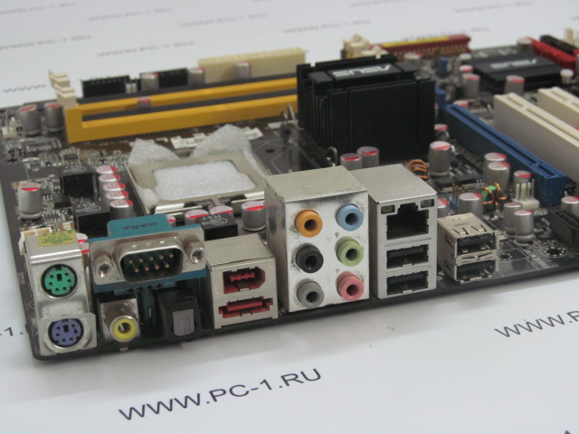 Материнская плата MB ASUS P5B-E Plus /Socket 775 /3xPCI /PCI-E x16 /PCI-E x1 /PCI-E x4 /4xDDR2 /6xSATA /Sound /4xUSB /LAN /1394 /COM /S/PDIF /ATX
