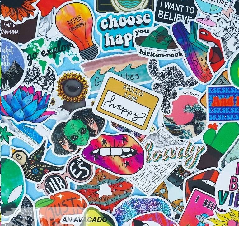 Наклейки для стикер бомбинга в ассортименте 1шт - Pic n 303253