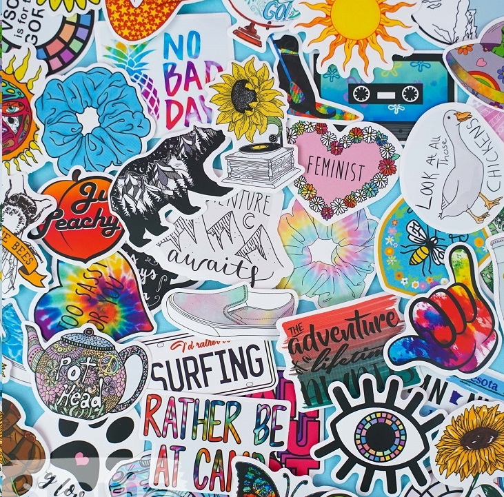 Наклейки для стикер бомбинга в ассортименте 1шт - Pic n 303253