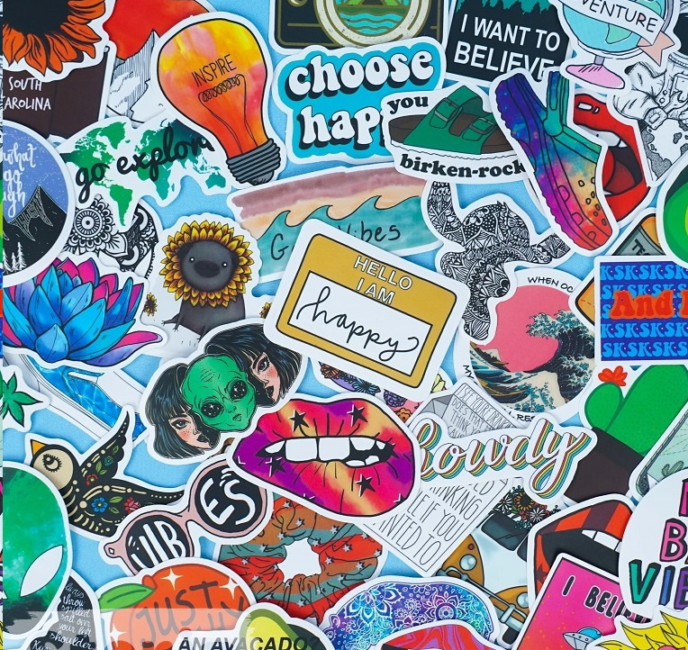 Наклейки для стикер бомбинга в ассортименте 1шт - Pic n 303253