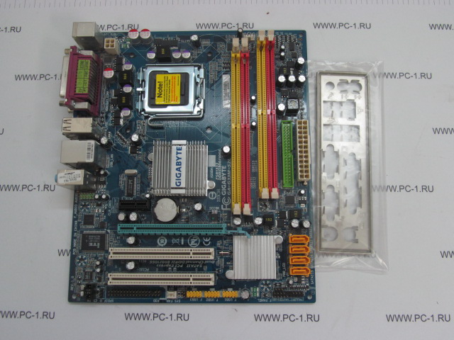 Материнская плата MB Gigabyte GA-G33M-S2L /Socket 775 /2xPCI /PCI-E x1 /PCI-E x16 /4xDDR2 /4xSATA /Sound /6xUSB /LAN /VGA /COM /LPT /mATX /заглушка