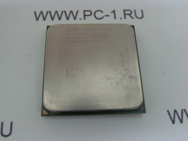 Процессор Socket 939 AMD Athlon 64 3800+ (2.4GHz) /512k (ADA3800DEP4AW)