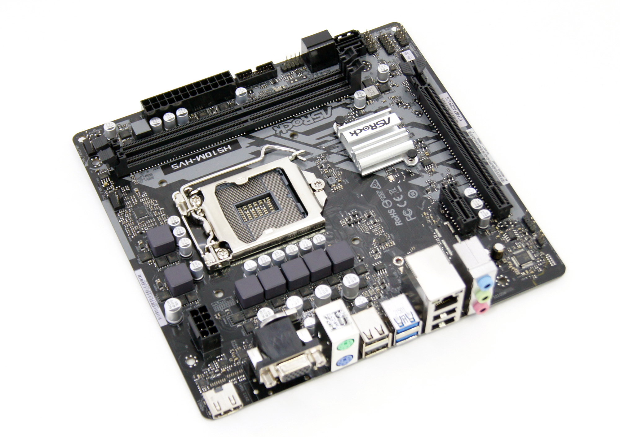 Carte Mère ASRock H410M-HVS R2.0 LGA1200 Micro-ATX DDR4 - Occasion