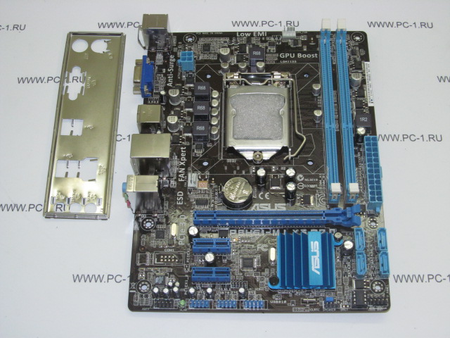 Материнская плата MB ASUS P8H61-M LX3 /Socket 1155 /PCI-E x16 /2xPCI-E x1 /4xSATA /2xDDR3 /Sound /LAN /4xUSB /VGA /mATX /Заглушка
