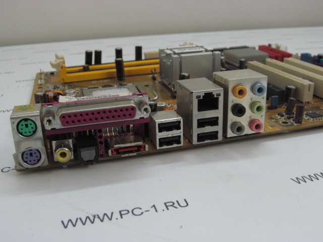 Мат плата MB ASUS P5B /S775 /PCI /PCI-E x16 /PCI-E x1 /SATA /DDR2 /USB /e-SATA /SPDIF /LPT /Sound /LAN /ATX