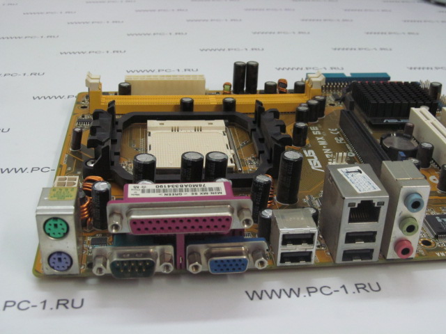 Материнская плата MB Asus M2N-MX SE /Socket AM2, AM2+ /2xPCI /PCI-E x16 /2xDDR2 DIMM /2xSATA /Sound /SVGA NVIDIA GeForce 6100  /4xUSB /LAN /LPT /COM /mATX /заглушка