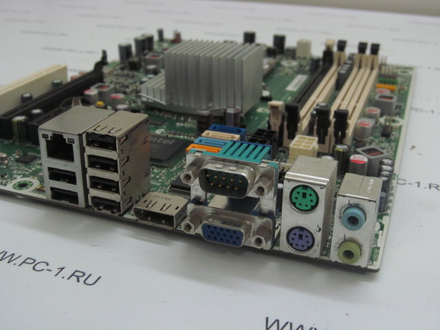 Материнская плата MB HP 6000 PRO (p/n 531965-00) /Socket 775 /PCI /2xPCI-E x1 /PCI-E x16 /4xDDR3 /4xSATA /COM /6xUSB /VGA /DisplayPort /Sound /LAN /BTX