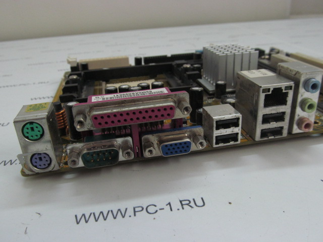 Материнская плата MB ASUS K8N-VM /Socket 754 /2xPCI /PCI-E x16 /PCI-E x1 /2xDDR /Sound /2xSATA /4xUSB /LAN /COM /VGA /LPT /mATX /Заглушка