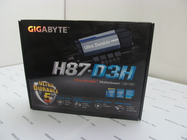 Материнская плата MB GIGABYTE GA-H87-D3H /Socket 1150 /2xPCI /2xPCI-E x16 /2xPCI-E x1 /4xDDR3 /Sound /6xSATA (6Gb/s) /8xUSB (4xUSB 3.0) /LAN /VGA /DVI /HDMI /ATX /BOX /НОВАЯ