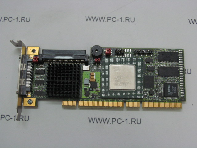Контроллер PCI-X 64bit Intel SRCU42L /Ultra 320 SCSI RAID 0, 1, 4, 5, 10 /68-pin UHD (канал В) /68-pin VHDCI (канал А) /до 30 устройств /Cache 64Mb /P/N: A99425-001A /Low Profile