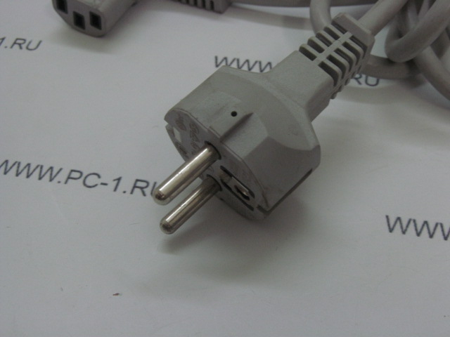 Кабель питания Г-образный 1.2 м, евро вилка с