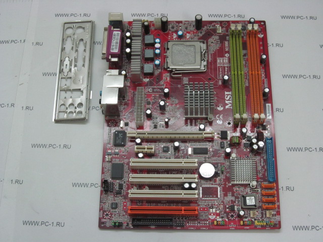 Материнская плата MB MSI 915P Neo2 V2.0 (MS-7028) Socket 775 /4xPCI /PCI-E x16 /PCI-E 1x /4xDDR2 /4xSATA /Sound /LPT /COM /4xUSB /LAN /ATX /Заглушка