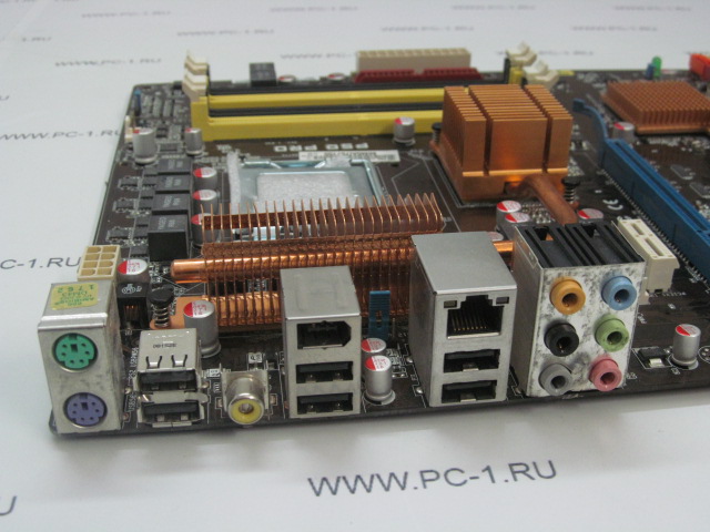 Материнская плата MB ASUS P5Q PRO /Socket 775 /2xPCI /3xPCI-E x1 /2xPCI-E x16 /4xDDR2 /8xSATA /Sound /6xUSB /LAN /1394 /SPDIF /ATX /Заглушка