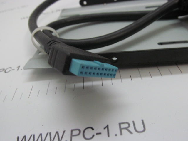 Панель USB 3.0 в отсек 3.5" /USB 3.0 Front Panel /2xUSB 3.0 /Цвет: Черный