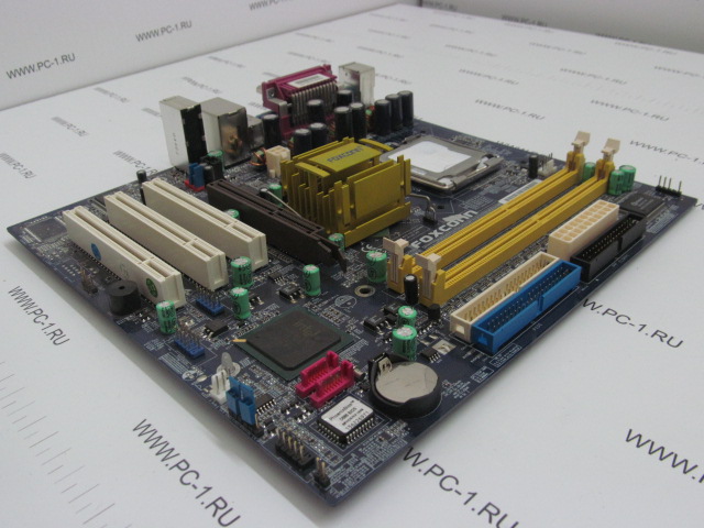 Материнская плата MB Foxconn 865M07-G-6LS /Socket 775 /3xPCI /AGP /2xDDR /2xSATA /Sound /VGA /4xUSB /LAN /LPT /COM /mATX /Заглушка
