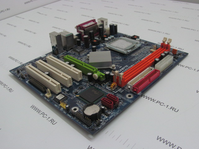 Материнская плата MB Gigabyte GA-8I865GME-775 /Socket 775 /3xPCI /AGP /2xDDR /2xSATA /Sound /4xUSB /LAN /VGA /COM /LPT /mATX