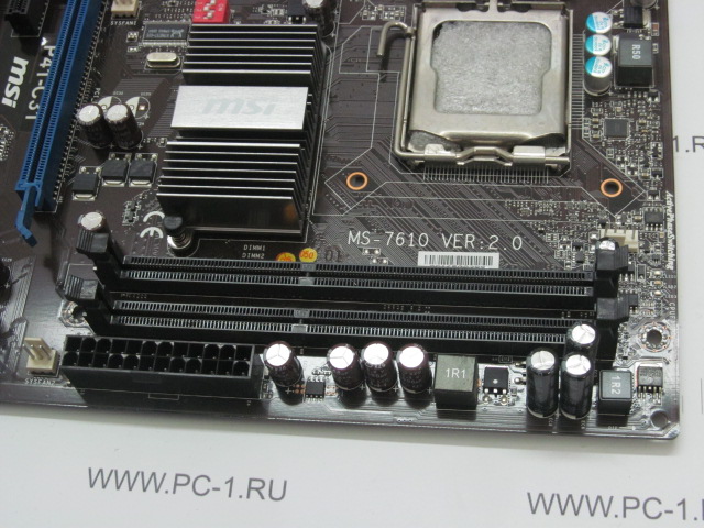 Материнская плата MB MSI P41-C31 (MS-7610) /Socket 775 /3xPCI /PCI-E x16 /2xPCI-E x1 /2xDDR3 /4xSATA /Sound /4xUSB /COM /LAN /ATX /Заглушка