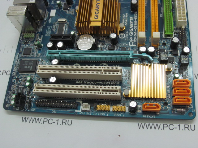 Мат плата MB GigaByte GA-G31M-ES2L /S775 /PCI-Ex16 /PCI /PCI-Ex1 /DDR2 /SATA /SVGA /COM /USB /LAN /Sound /LPT /Заглушка