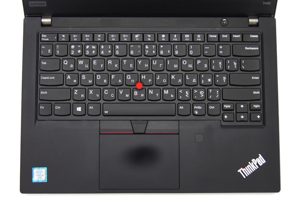 Ноутбук Lenovo ThikPad T490 Core i5-8365U 4/8x 1.6-4.1GHZ, 16GB DDR4, 14" FHD IPS multi-touch, 256GB SSD NVMe, UHD 620, WF5, BT5, USB-C, Win10Pro - Pic n 311168