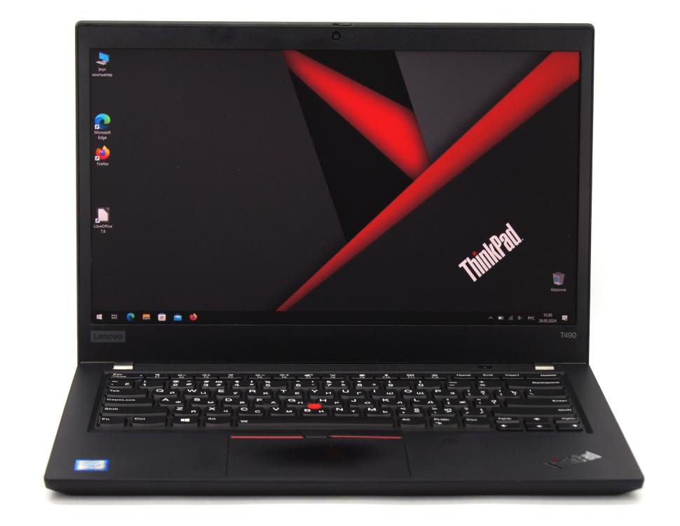 Ноутбук Lenovo ThikPad T490 Core i5-8365U 4/8x 1.6-4.1GHZ, 16GB DDR4, 14" FHD IPS multi-touch, 256GB SSD NVMe, UHD 620, WF5, BT5, USB-C, Win10Pro - Pic n 311168