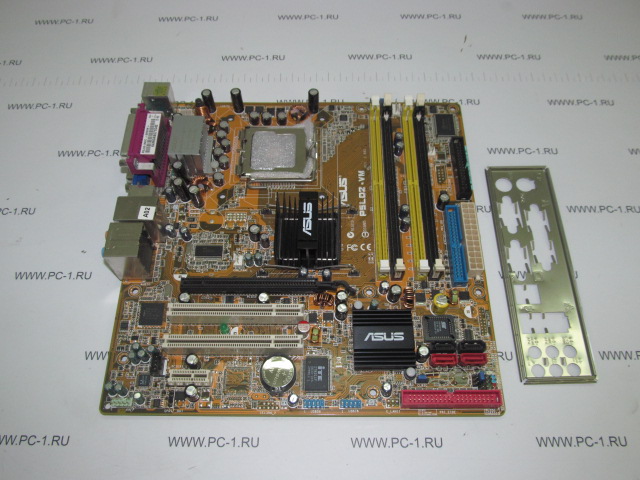 Материнская плата MB ASUS P5LD2-VM /Socket 775 /PCI-E x16 /PCI-E x1 /2xPCI /4xDDR2 /4xSATA /Sound /4xUSB /LAN /COM /VGA /LPT /mATX /заглушка