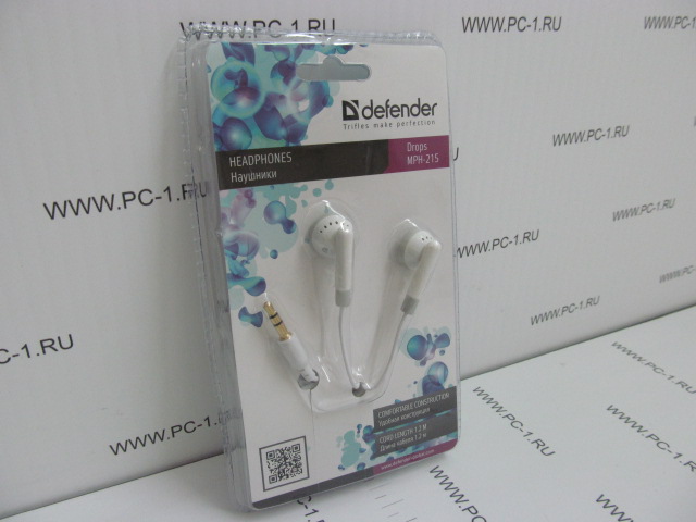 Наушники Defender MPH-215 /вкладыши, открытые