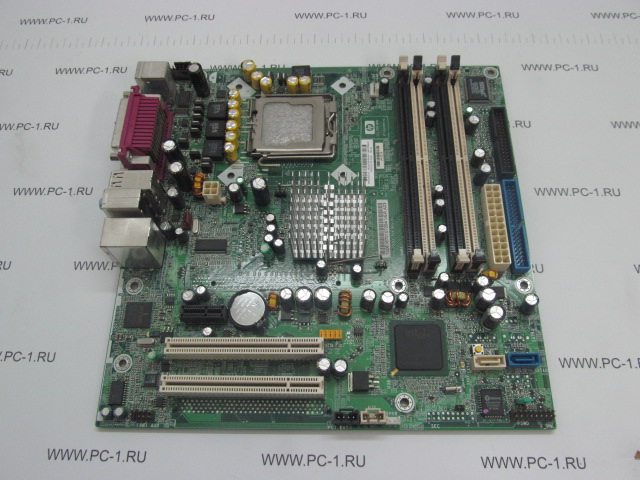 Материнская плата MB HP 375089-001 /Socket 775 /2xPCI /PCI-E x1 /4xDDR2 /2xSATA /Sound /VGA /6xUSB /LAN /LPT /COM /mATX
