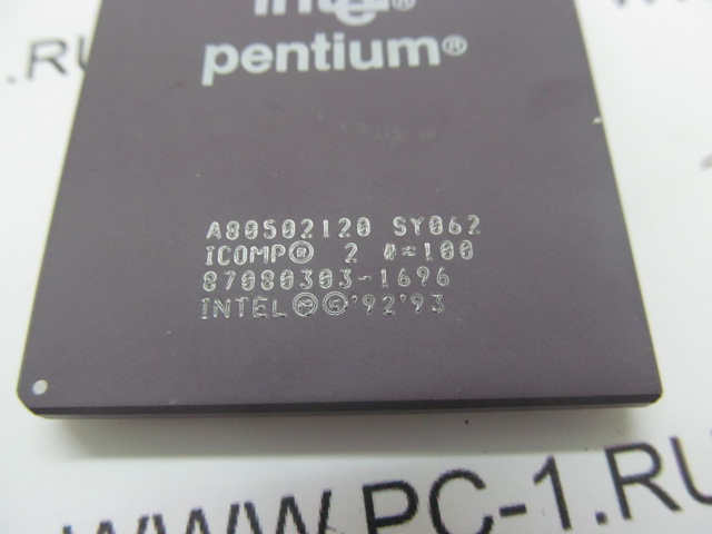 Процессор Socket 7 Intel Pentium 120MHz /60FSB /SY062
