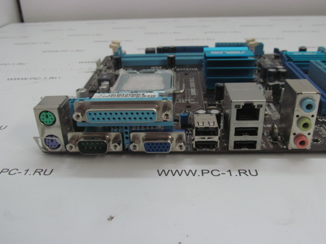 Материнская плата MB ASUS P5G41T-M LX /Socket 775 /2xPCI /PCI-E x16 /PCI-E x1 /2xDDR3 /4xSATA /Sound /VGA /4xUSB /LAN /COM /LPT /mATX /Заглушка