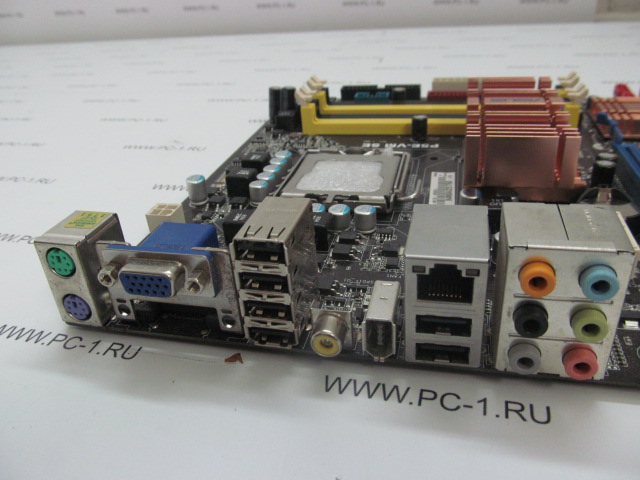 Материнская плата MB ASUS P5E-VM SE /Socket 775 /PCI /PCI-E x16 /2xPCI-E x1 /4xDDR2 /4xSATA /Sound /10xUSB /LAN /1394 /VGA /COM /mATX
