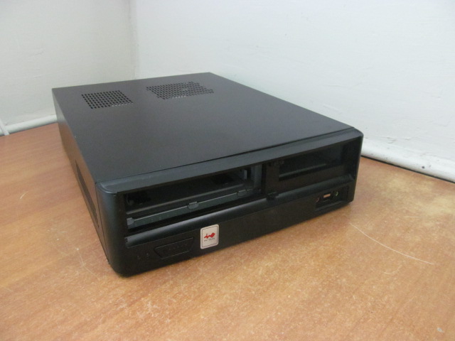 Корпус IN WIN BT566 /mATX, Slim-Desktop /Блок питания 300 Вт /2xUSB, Audio на лицевой панели /Сталь, габариты: 310x92x400 мм /Цвет: черный