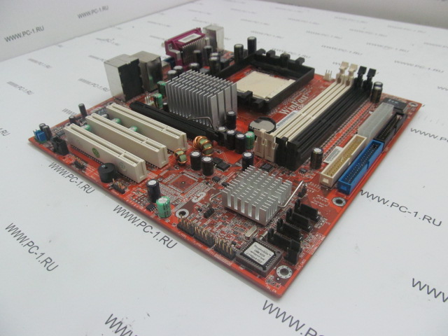 Материнская плата MB Foxconn 6150K8MA-8KRS /Socket 939 /3xPCI /PCI-E x16 /4xSATA /4xDDR /4xUSB /LPT /COM /VGA /Sound /LAN /mATX /Заглушка