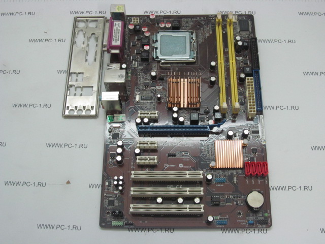 Мат плата MB ASUS P5KPL SE /S775 /PCI /PCI-E x1 /PCI-E x16 /DDR2 /SATA /Sound /USB /LAN /LPT /COM /ATX /Заглушка