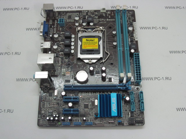 Материнская плата MB ASUS P8H61-M LX3 (Rev. 2.0) /Socket 1155 /PCI-E x16 /2xPCI-E x1 /4xSATA /2xDDR3 /Sound /LAN /4xUSB /VGA /mATX