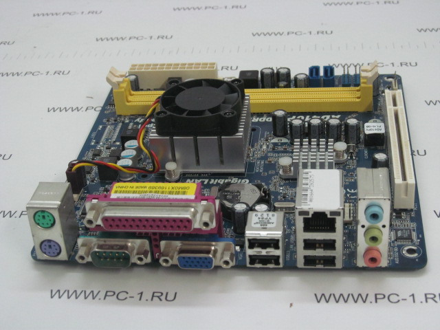 Материнская плата MB ASRock AD410PV /Встроенный процессор Intel Atom D410 (1.66GHz) /Video Intel GMA 3150 /PCI /2xDDR2 /2xSATA /Sound /LAN /4xUSB /VGA /COM /LPT /mini-ITX